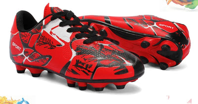 Men's Printed Long Spike Soccer Shoes