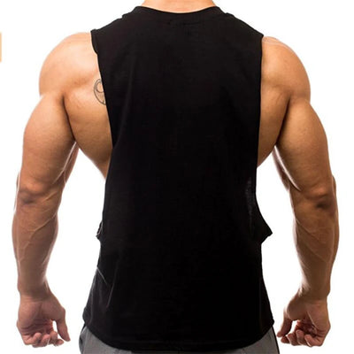 Muscleguys Men's Low Cut Workout Tank Tops