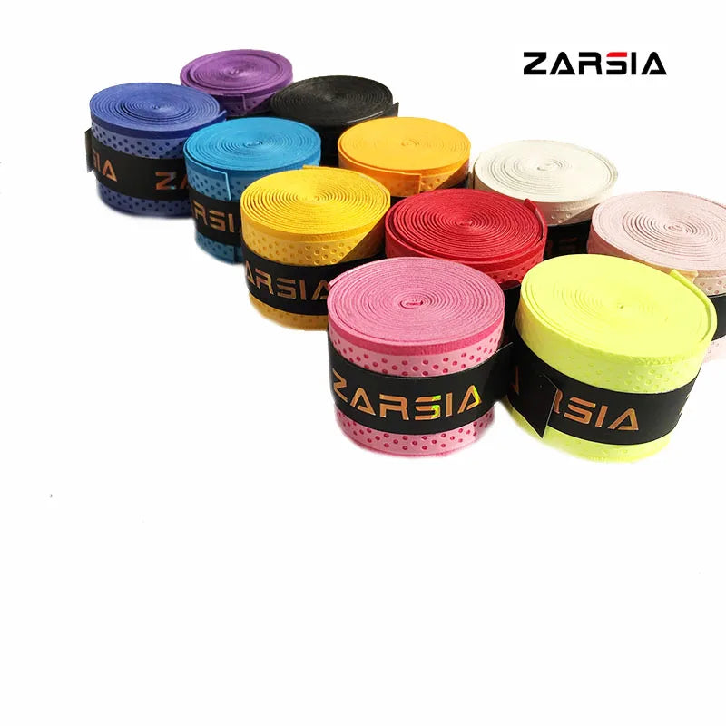 10pcs ZARSIA Tennis Racket Anti-Skid Overgrips – Sweat-Resistant, Embossed