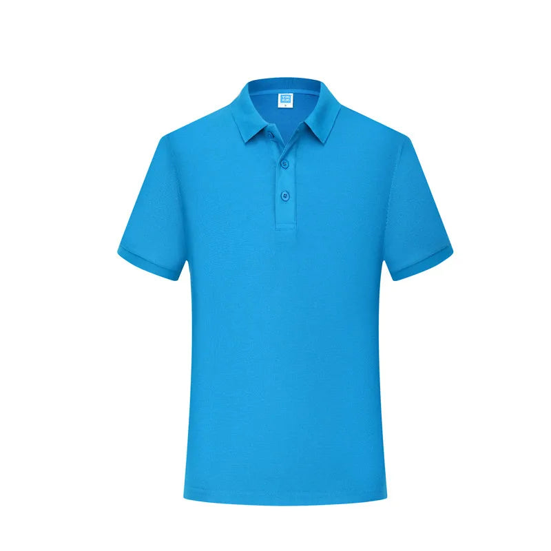 2021 Men's 100% Cotton Polo Shirt - Short Sleeve, Slim Fit