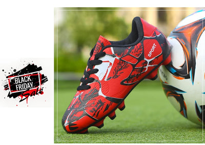 Men's Printed Long Spike Soccer Shoes