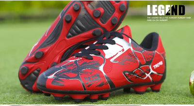 Men's Printed Long Spike Soccer Shoes