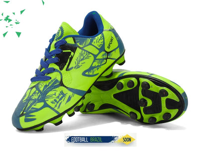 Men's Printed Long Spike Soccer Shoes