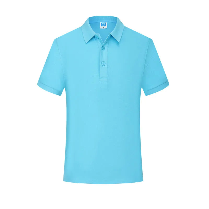 2021 Men's 100% Cotton Polo Shirt - Short Sleeve, Slim Fit