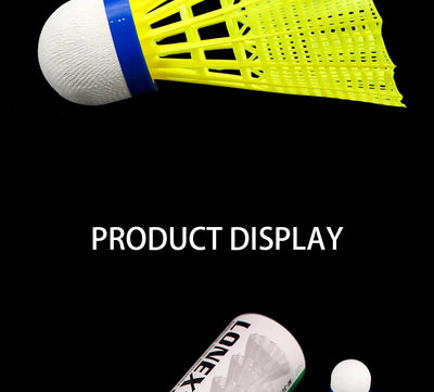 6PCS Nylon Badminton Balls - Durable Light Training Shuttlecocks