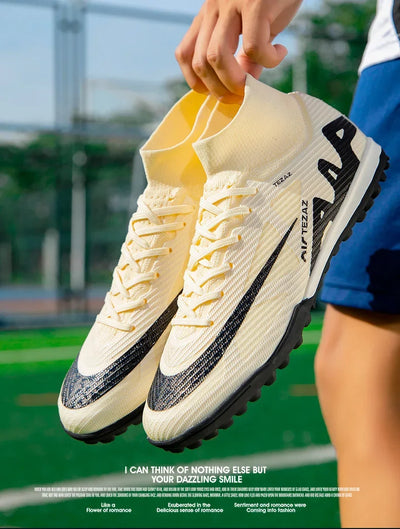 Men's Professional Soccer Cleats - Indoor/Outdoor Non-Slip Football Shoes