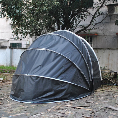 Waterproof Motorcycle Shed Tent - Bike Storage Shelter (L200cm x W245cm x H165cm)