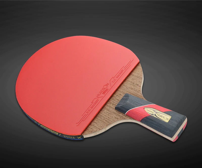 Huieson 5/6 Star Carbon Offensive Table Tennis Racket with Cover