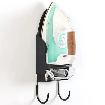 Wall-Mount Ironing Board Hanger - Portable Iron Holder for Home & Hotel