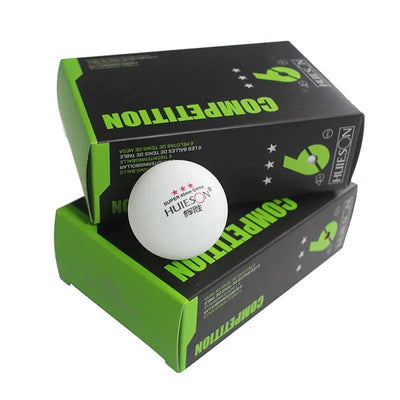 6PCS 3-Star Table Tennis Balls - 40mm for Competition & Training