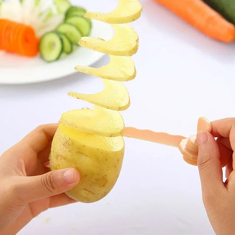 Potato & Cucumber Spiralizer - Manual Vegetable Cutter