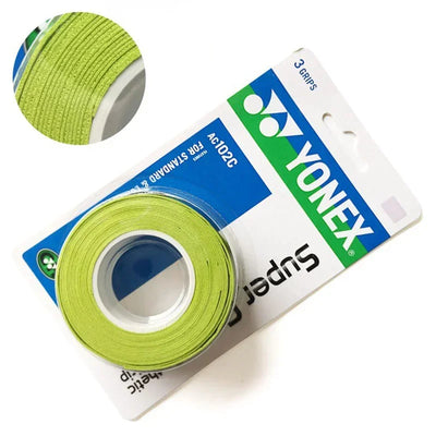 YONEX 3-Pack Cloth Grips - AC102 AC102EX 102C Anti-Slip for Rackets