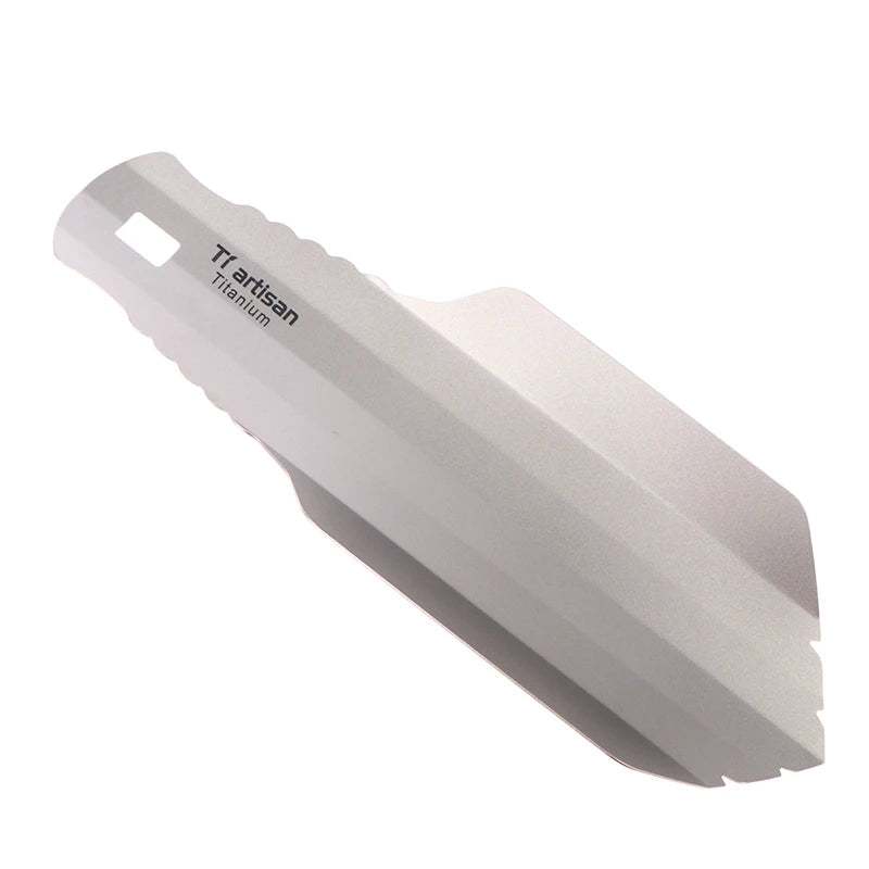 Ultralight Pure Titanium Backpacking Potty Trowel - Compact Poop Shovel