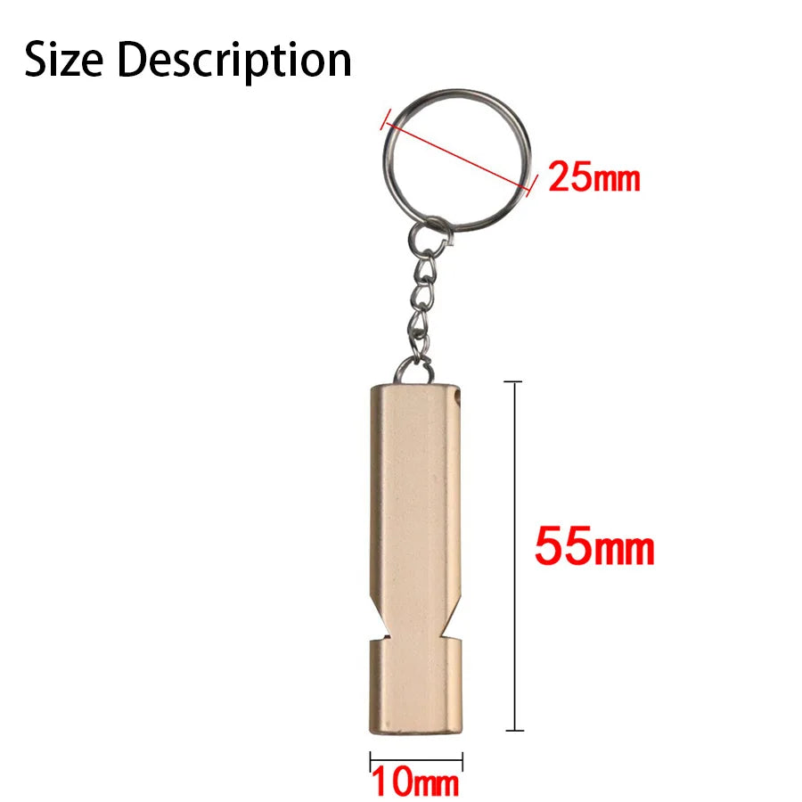 Aluminum Alloy Dual-Frequency Survival Whistle