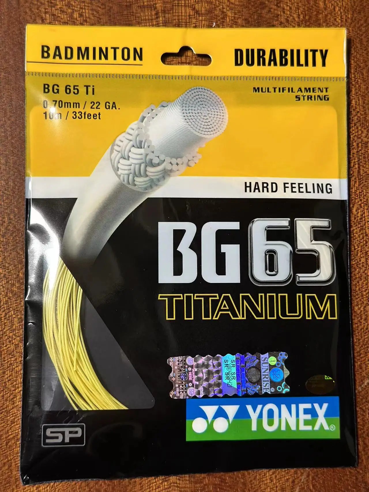 YONEX Badminton Racket String Yy BG65 Ti High Quality String High Elasticity