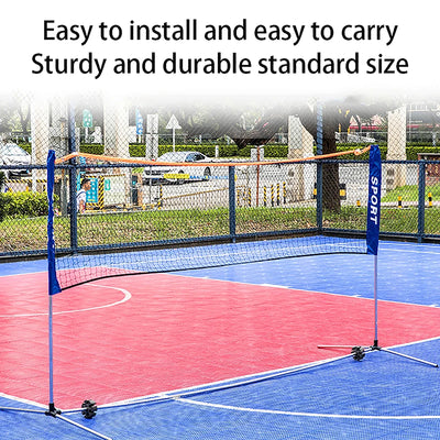 Professional Badminton & Volleyball Net (3.1/4.1/5.1/6.1m) – Easy Setup for Outdoor Training