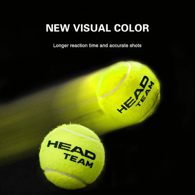 HEAD Professional Tennis 4B TEAM 3 Tour X Training Balls – Durable & High Elasticity Pro Match Balls