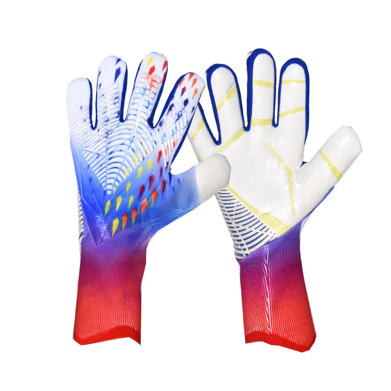 Kids & Adults Goalkeeper Gloves – Anti-Slip Latex Soccer Goalie Gloves with Thick Protection