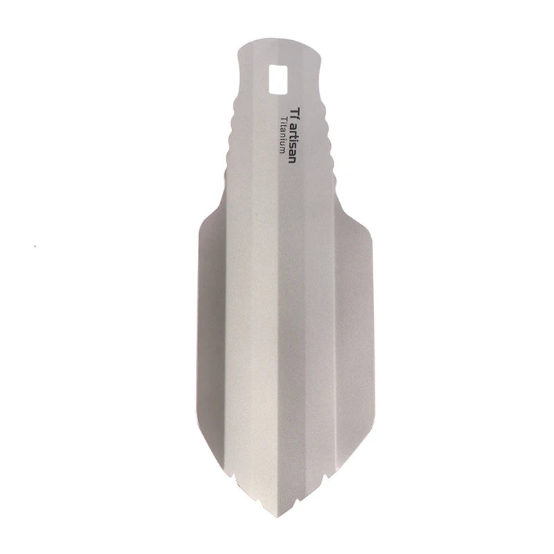 Ultralight Pure Titanium Backpacking Potty Trowel - Compact Poop Shovel