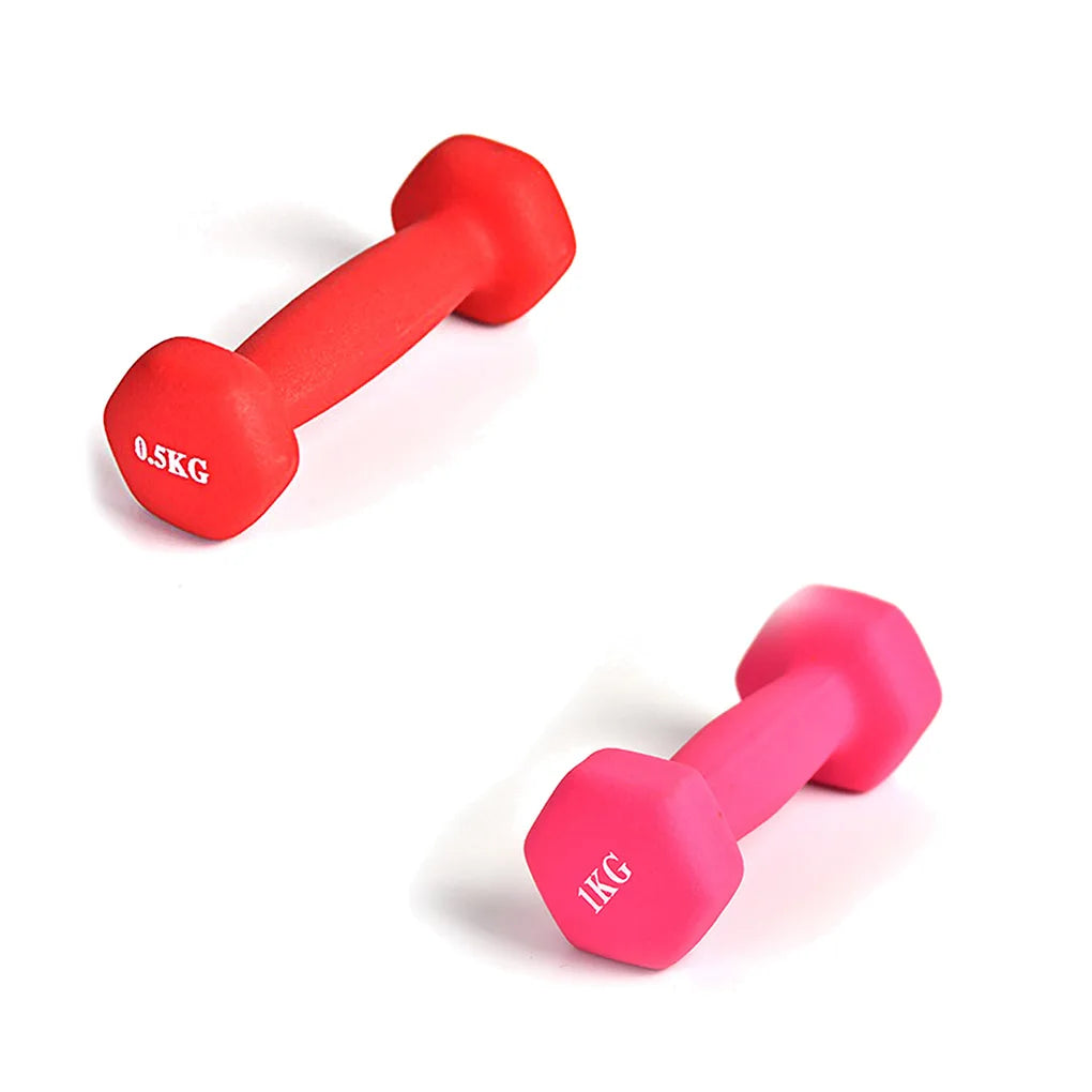 Cast Iron Dumbbells - Arm Muscle Training Weights for Home Gym & Bodybuilding