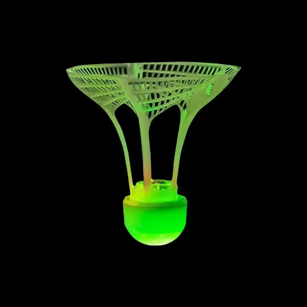 Glow Windproof Badminton Shuttlecock - Night Use