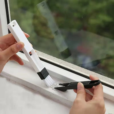 Multifunction Window Groove Cleaning Brush - Keyboard & Kitchen Tool