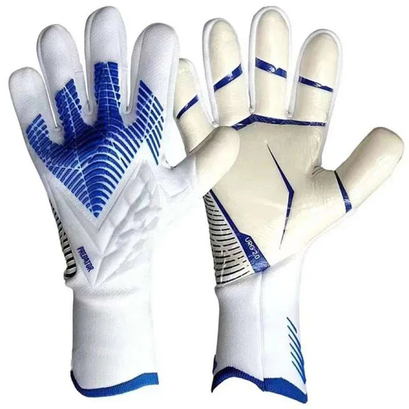 Kids & Adults Goalkeeper Gloves – Anti-Slip Latex Soccer Goalie Gloves with Thick Protection