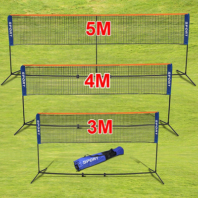 Professional Badminton & Volleyball Net (3.1/4.1/5.1/6.1m) – Easy Setup for Outdoor Training