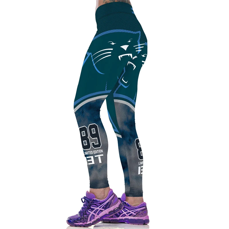 Women's High-Waist 3D Print Sport Leggings