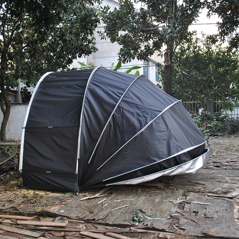 Waterproof Motorcycle Shed Tent - Bike Storage Shelter (L200cm x W245cm x H165cm)