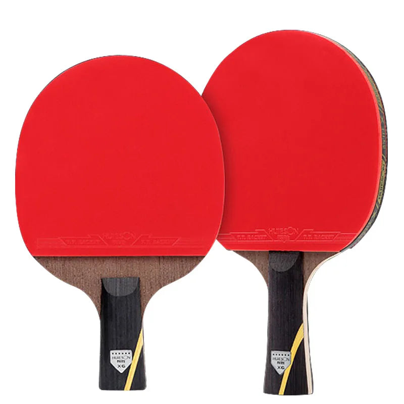 Huieson 5/6 Star Carbon Offensive Table Tennis Racket with Cover