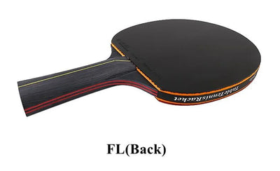 6-Star Table Tennis Racket Set - 2PCS Professional Paddle with Bag