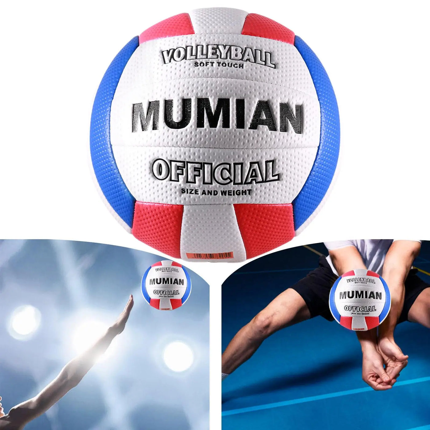 Indoor Outdoor Volleyball Soft Touch Volley Ball Official Size 5 Volleyballs