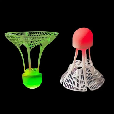 Glow-in-the-Dark Windproof Badminton Shuttlecock – Night Training Accessory