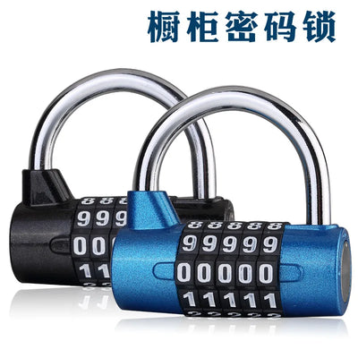 5-Dial Combination Padlock – Zinc Alloy Travel Password Lock for Security