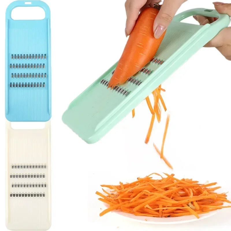 Manual Vegetable Grater & Slicer - Carrot & Cabbage Cutter