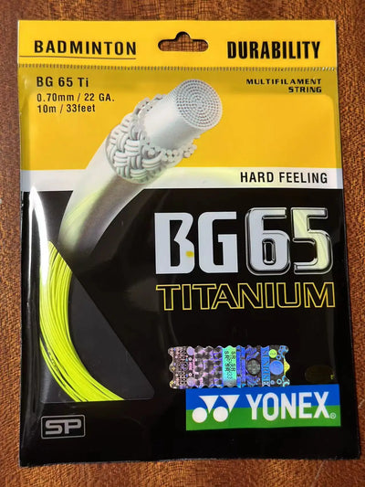 YONEX Badminton Racket String Yy BG65 Ti High Quality String High Elasticity