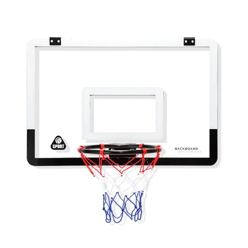 Indoor Mini Basketball Hoop Set – Wall-Mounted Toy with Pump for Kids' Doors