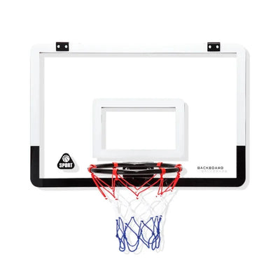 Indoor Mini Basketball Hoop Set – Wall-Mounted Toy with Pump for Kids' Doors