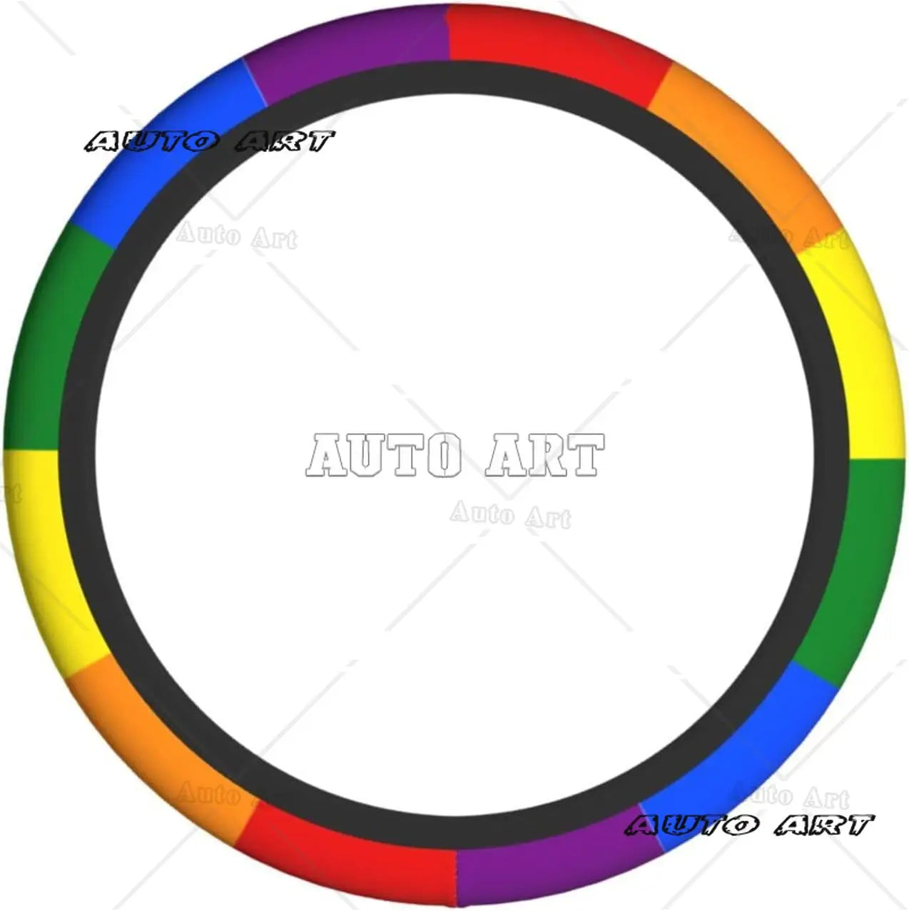 Gay Pride Neoprene Steering Wheel Cover