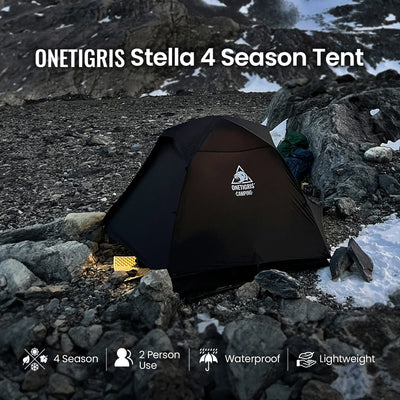 OneTigris STELLA Camping Tent - Instant 2-Person 4-Season Shelter