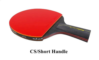 5/6 Star Table Tennis Racket Set – 2PCS Professional Paddle with High-Quality Rubber & Bag