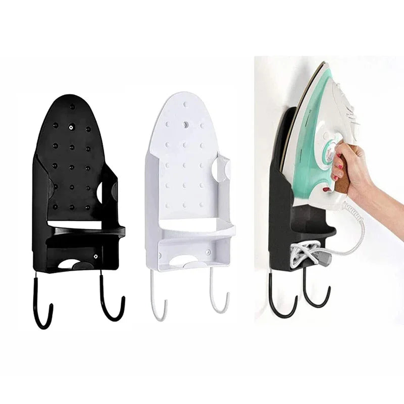 Wall-Mount Ironing Board Hanger - Portable Iron Holder for Home & Hotel