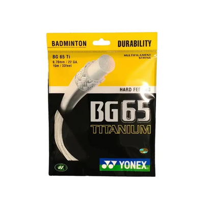 YONEX Badminton Racket String Yy BG65 Ti High Quality String High Elasticity