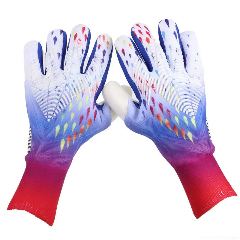 Kids & Adults Goalkeeper Gloves – Anti-Slip Latex Soccer Goalie Gloves with Thick Protection