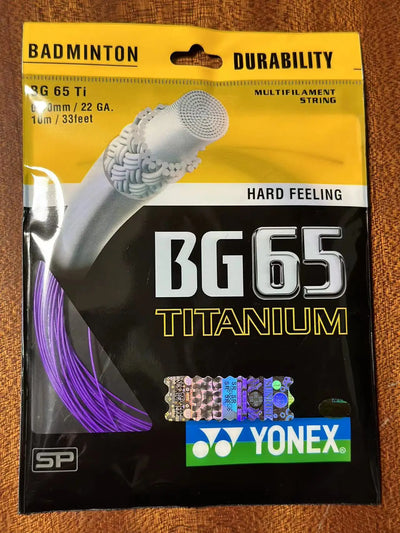 YONEX Badminton Racket String Yy BG65 Ti High Quality String High Elasticity