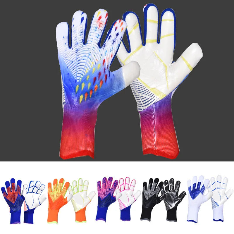 Kids & Adults Goalkeeper Gloves – Anti-Slip Latex Soccer Goalie Gloves with Thick Protection