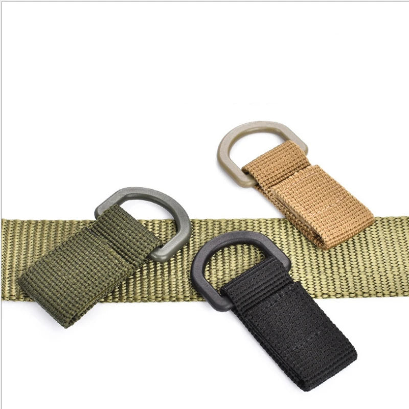 EDC Outdoor Thick I-Shaped Webbing Buckle – Tactical Carabiner Keychain Hook