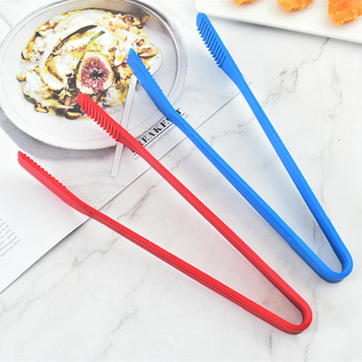 Silicone Non-Slip Food Clip Tongs - Kitchen Utensils for Cooking