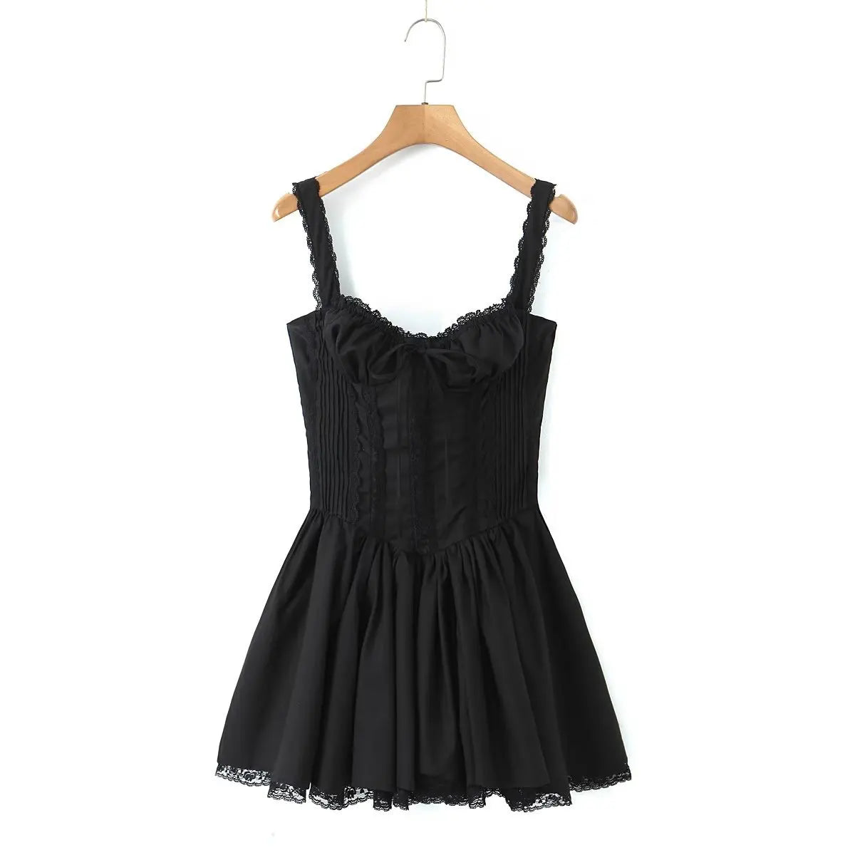 Mingmingxi Spaghetti Strap Corset Dress - Elegant A-Line Party Dress